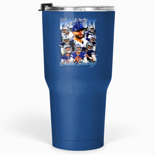 Discover Vintage 90s Graphic Style Dak Prescott Tumblers 30 Oz Football Tumblers 30 Oz