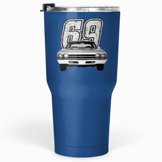 Discover 1969 Chevelle Front Grill View Silhouette Tumblers 30 Oz