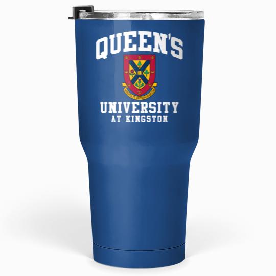 Discover Queens University At Kingston Logo Tumblers 30 Oz