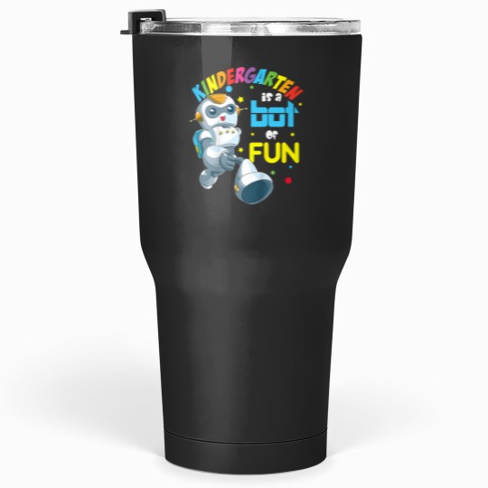 Discover Kids Back to School Kindergarten Cool Robot 4393 Tumblers 30 oz