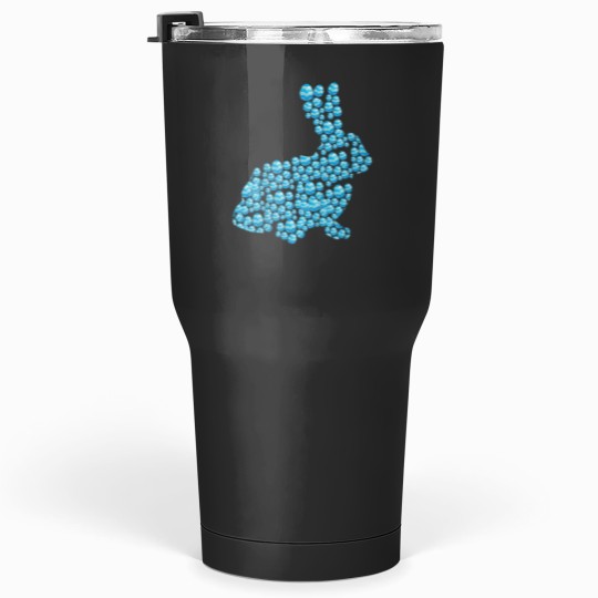 Discover Kids Bunny Easter Egg Pattern Cute Rabbit Boys Girls Tumblers 30 oz