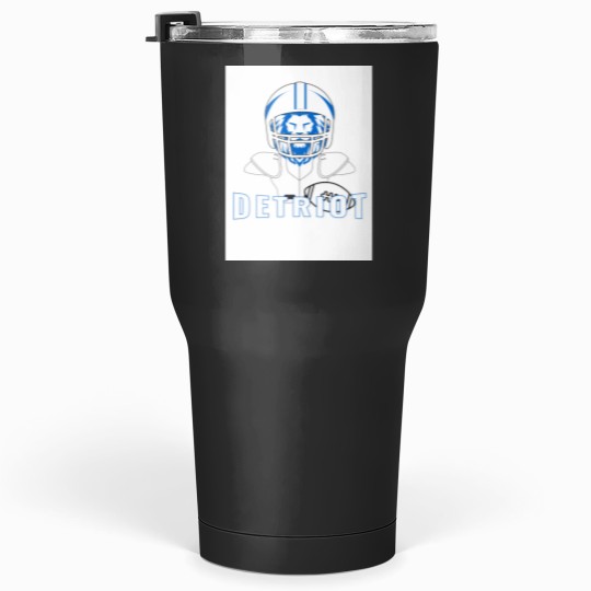Discover Detriot football Tumblers 30 oz