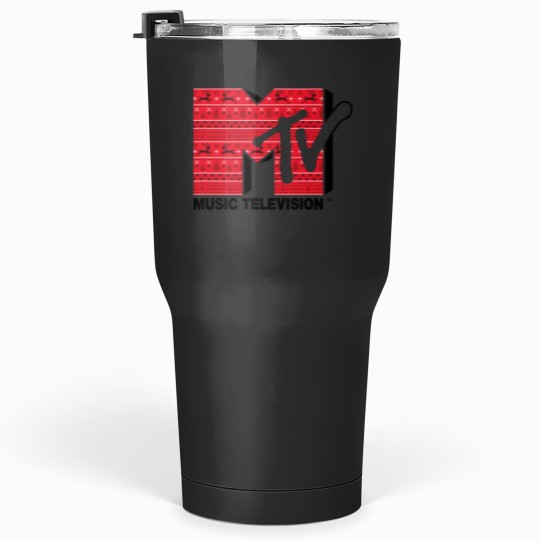 Discover Mademark x MTVs The  MTVs Logo in Ugly Christmas Style Tumblers 30 oz