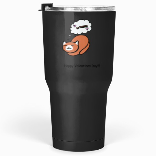 Discover Valentines Day Edition -- Sushi Lovin Ginger Neko Atsume Classic Tumblers 30 oz