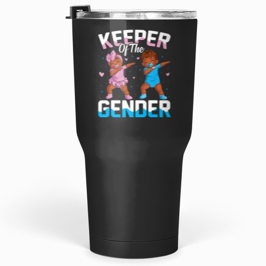 Discover Keeper of the Gender Baby Party Gender Reveal Announcement Tumblers 30 oz