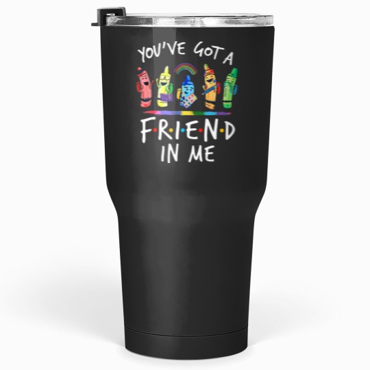 Discover Youve Got A Friend In Me Teacher Crayon ART Tumblers 30 oz