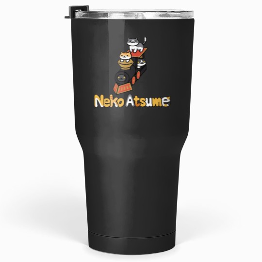 Discover Neko Atsume Train Classic Tumblers 30 oz