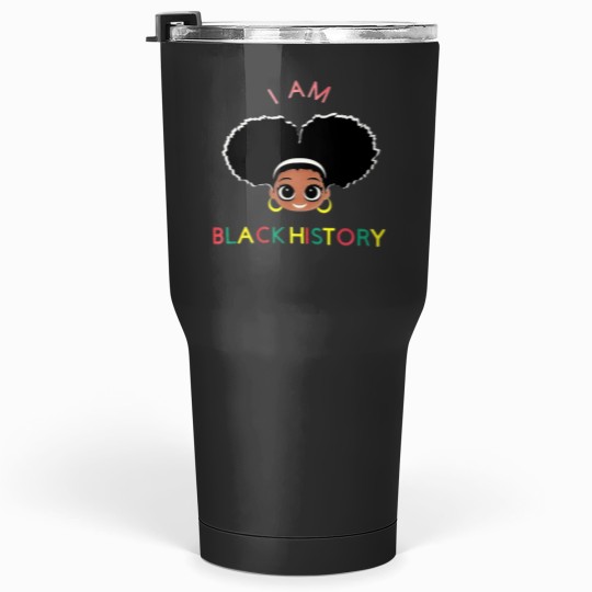 Discover I Am The Strong African Queen girls Black History Month Tumblers 30 oz