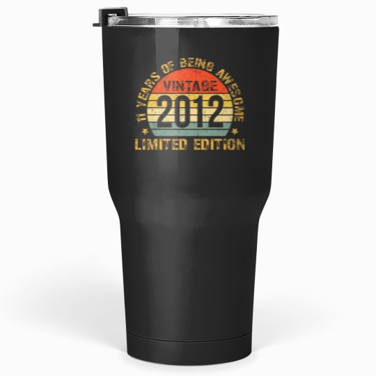 Discover 11yr BDay Son Boy Funny 2012 11th 11 Year Old Birthday Tumblers 30 oz