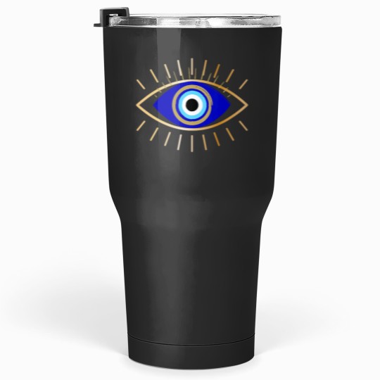 Discover Womens Evil Eye Protection VNeck Tumblers 30 oz
