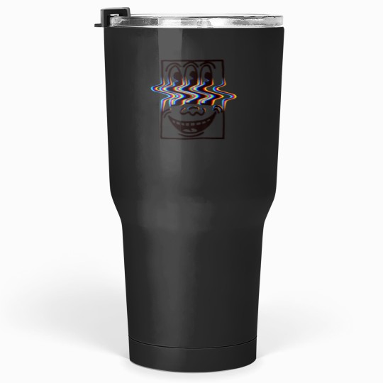 Discover Three Eyed Smiling Face Glitch Essential Tumblers 30 oz