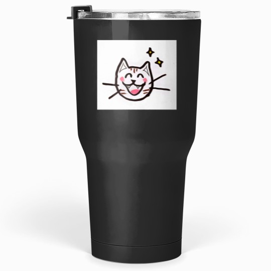 Discover smiling cat Tumblers 30 oz