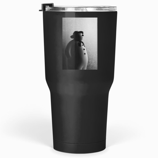 Discover Black & White Christmas Photograph The Snowman Raymond Briggs Tumblers 30 oz