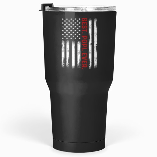 Discover Best Popi Ever Vintagess American Flag 4th of July Popi Long Sleeve Tumblers 30 oz