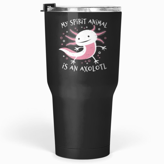 Discover Cute Amphibian - My Spirit Animal Is An Axolotls Classic Tumblers 30 oz