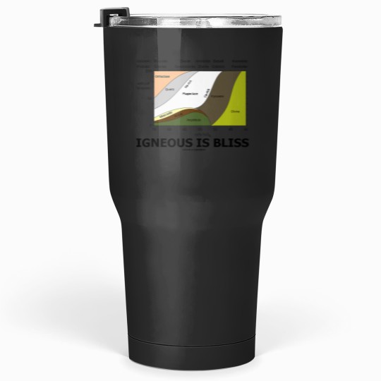 Discover Igneous Is Bliss Geology Rock Geek Humor Tumblers 30 oz