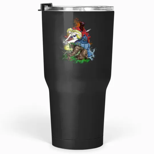 Discover The Four Elemental Lords Tumblers 30 oz