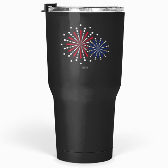 Discover JULY 4th AMERICAN Flags FIREWORKS INDEPENDENCE DAY Tumblers 30 oz