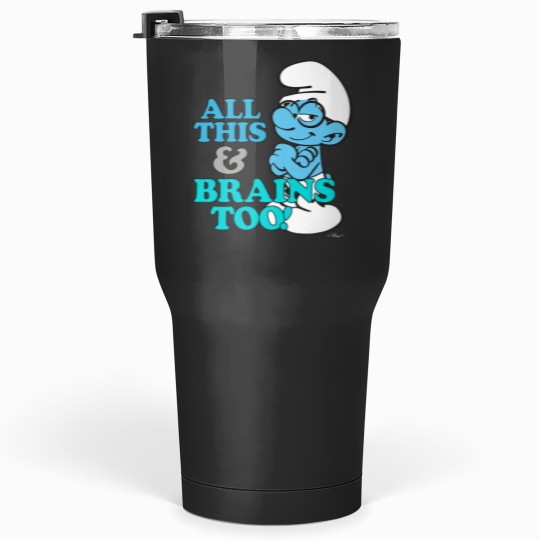 Discover The Smuurfs All This And Brains Too Tumblers 30 oz