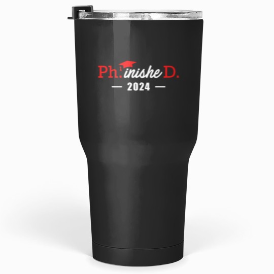 Discover Phinished Ph.D degree 2024 doctor finished Ph.D Tumblers 30 oz