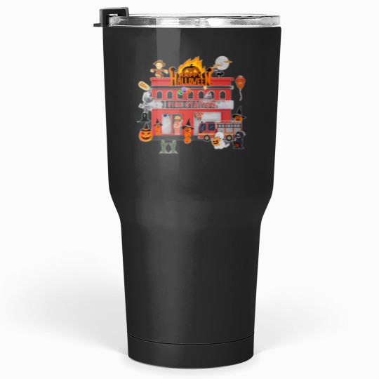 Discover Firefighter Halloween - Firee station Happy Halloween Tumblers 30 oz