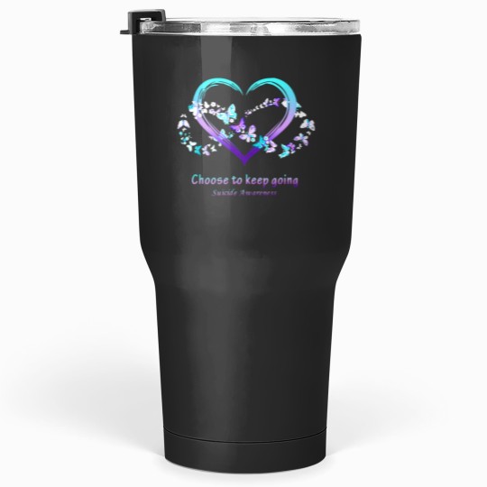 Discover choose to keep going suicidess awareness Essential Tumblers 30 oz