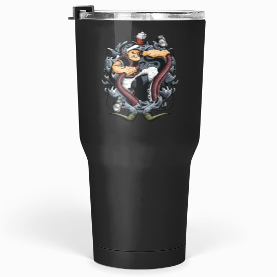 Discover popeye fighting monster Essential Tumblers 30 oz