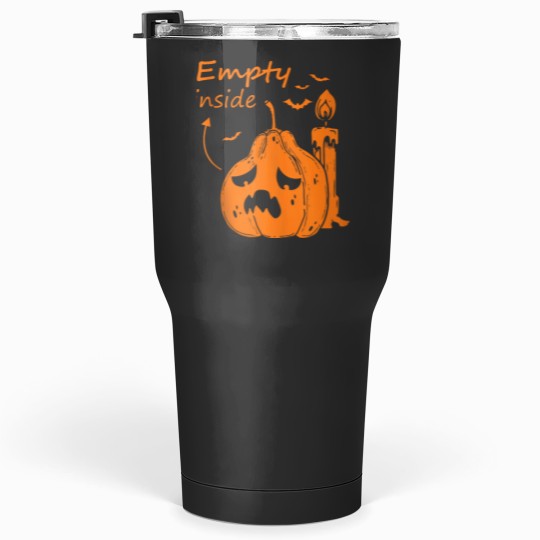 Discover Funny Pumpkin Empty Inside Halloween Tumblers 30 oz