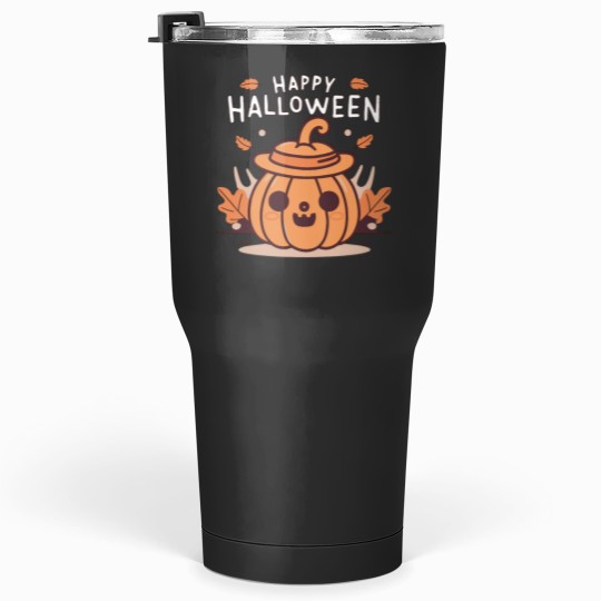 Discover happy halloween, cute pumpkin Tumblers 30 oz