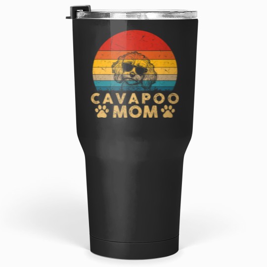 Discover Vintagess Cavapoo Mom Dog Lover Cute Gifts Funny Mothers Day Tumblers 30 oz
