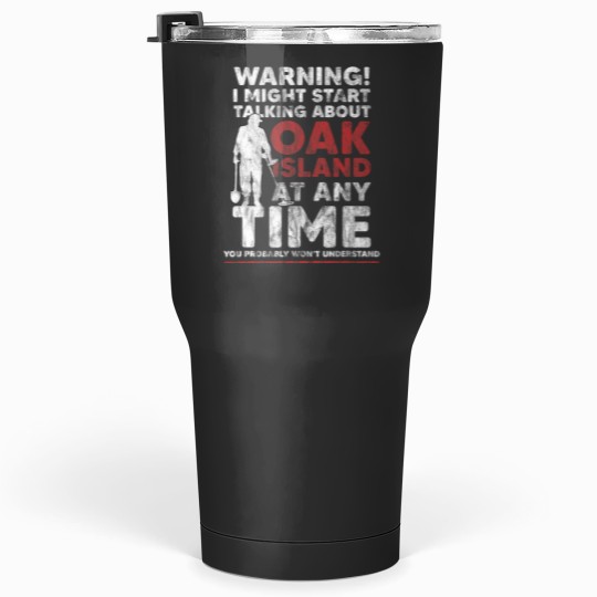 Discover Warning Oak Island Metal Detecting Gift Tumblers 30 oz