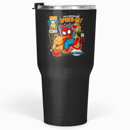 Discover Amazing Spider Cat 30 oz Tumbler