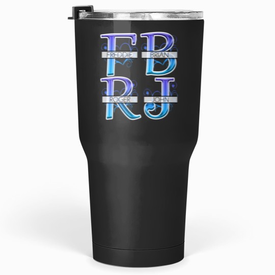 Discover Queen Initials Freddie Brian Roger John Tumblers 30 oz