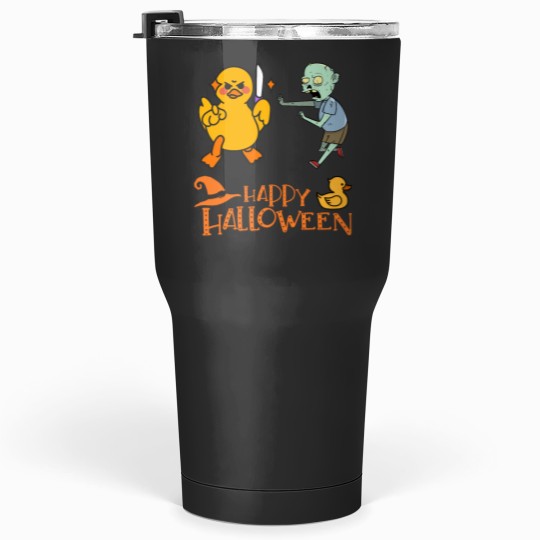 Discover Killer Rubber Duck battling Zombie Tumblers 30 oz
