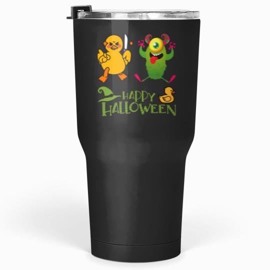 Discover Dreadful Duck of Dooom vs. Enchanted Green Monster Tumblers 30 oz