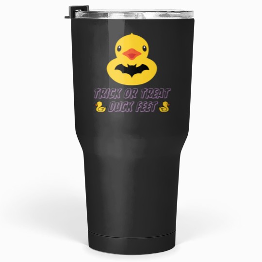 Discover Bat Rubber Ducky - Treat or Treat Duck Feet Tumblers 30 oz
