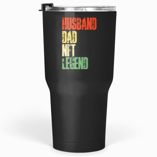 Discover Husband Dad NFTs legends - Crypto NFTs Dad Tumblers 30 oz