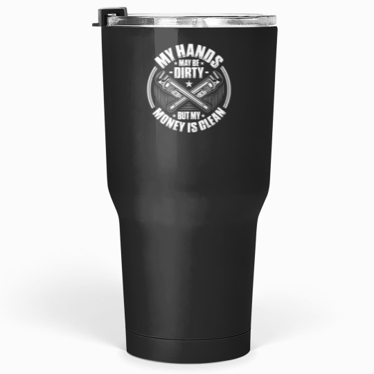 Discover Plumber Plumbing Plumbers Plunger pipess Fitter Gift Tumblers 30 oz