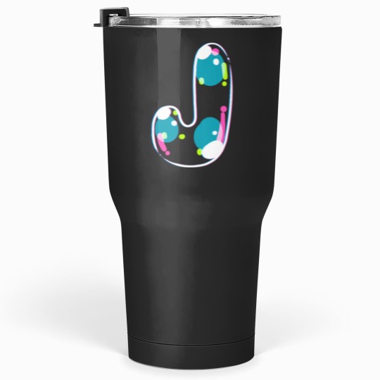 Discover Soap Bubble Monogram Letter Tumblers 30 oz