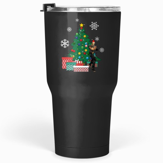 Discover Quan Chi Around The Christmas Tree Mortal Kombat Tumblers 30 oz