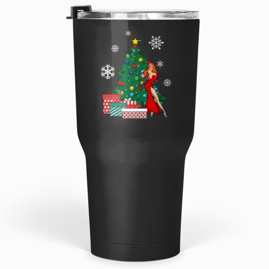 Discover Jessica Rabbit Around The Christmas Tree Tumblers 30 oz