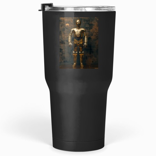Discover C3P0 Droid Star Warss Fan Art Premium Tumblers 30 oz