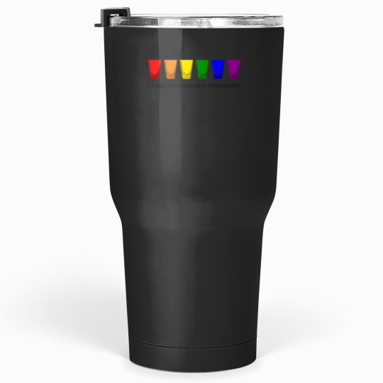 Discover I LIKE MY TEQUILA STRAIGHT LGBT GAY PRIDE RAINBOW COLORED TEQUILA SHOTS Tumblers 30 oz