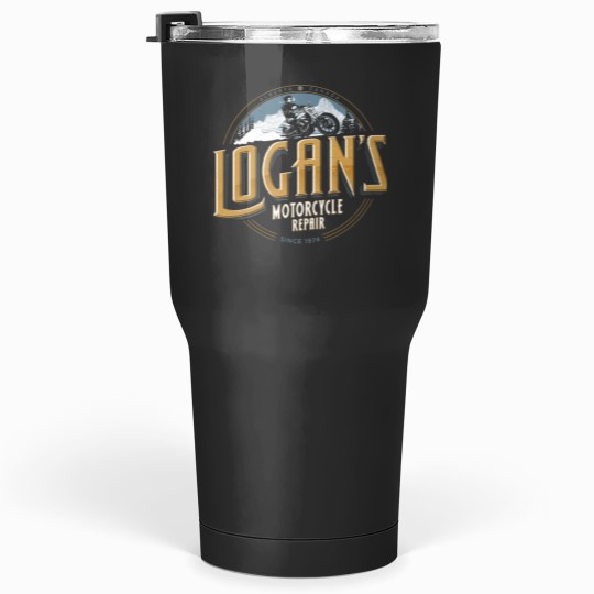 Discover Logan's Motorcycle Repair Tumblers 30 oz