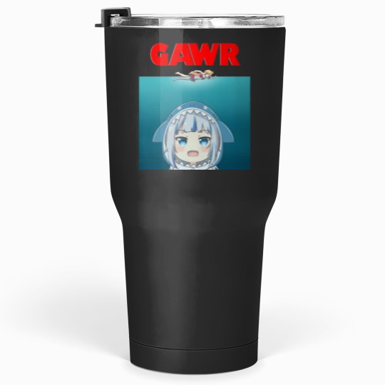 Discover Hololive EN - Gawr Gura Parody Tumblers 30 oz