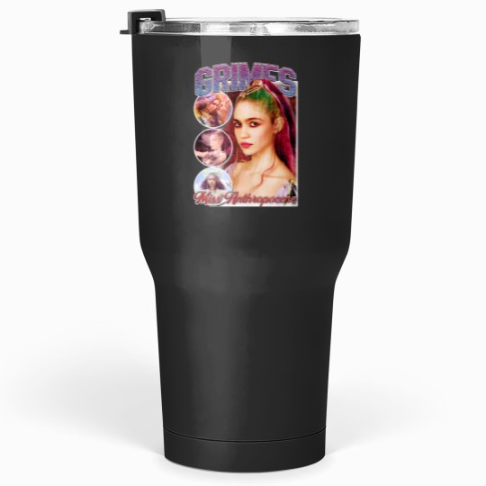 Discover Grimes Vintagess 90s BOOTLEG Style Essential Essential Tumblers 30 oz