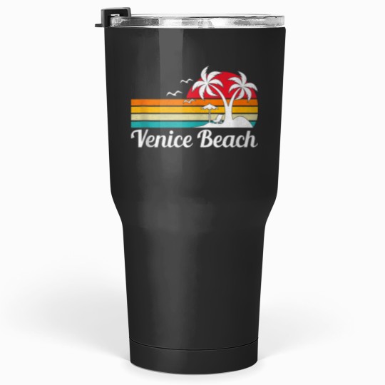 Discover summer vacation palm tree calinia venice beach Tumblers 30 oz