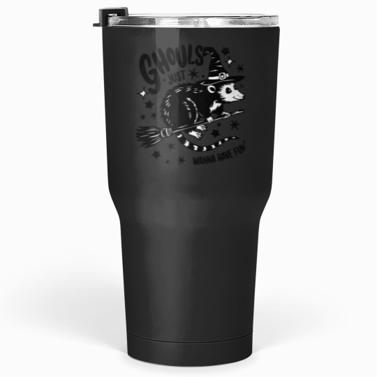 Discover Halloween Opossum Cute And Funny Midnight Adventure Tumblers 30 oz