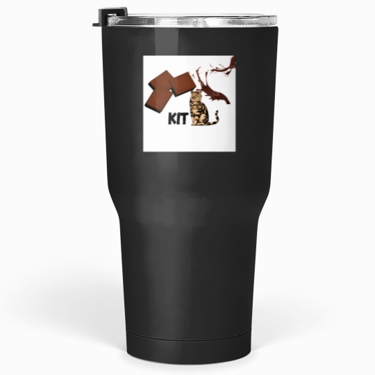 Discover KitKat chocolate with cat Tumblers 30 oz