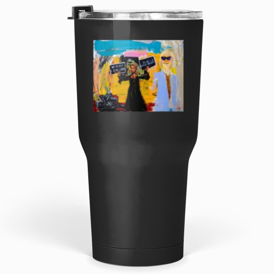 Discover E Jean Carroll Trump and Medusa Long Tumblers 30 oz